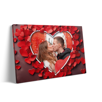 TABLOU CANVAS PERSONALIZAT INIMA 1